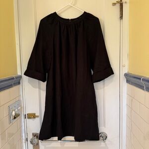 Jenni Kayne Linen August Dress in black size XS New with tags